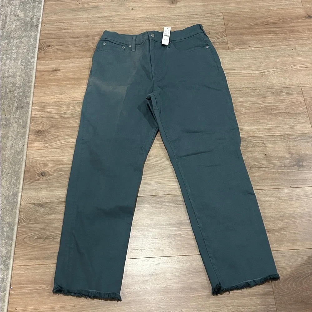 NWT and‎ defects J. Crew High-Rise Garment-Dyed '90s Classic Straight Jean